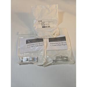 Lot of 3 Eaton CHML Mechanical Interlocks for Type CH 2-4 Pole Breakers